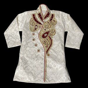 Kurta Dhoti Toddler Kids size 2 Wedding Top Sherwani Indian Pakistani
